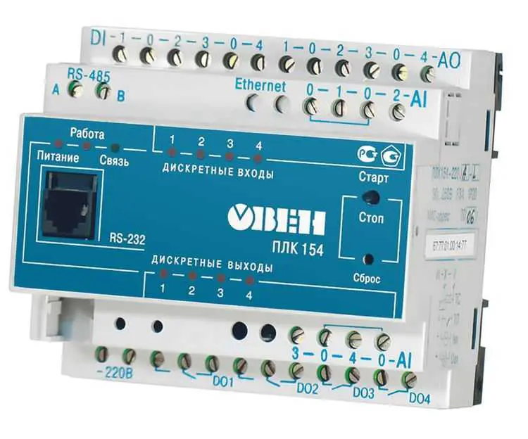 Ремонт PLC ОВЕН ПЛК154