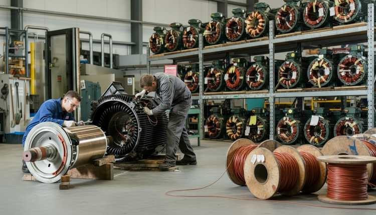 Компонентный ремонт электродвигателей любых типов в ремплата