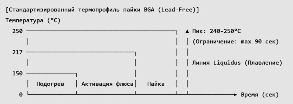 восстановления массива шариковых выводов BGA-микросхем